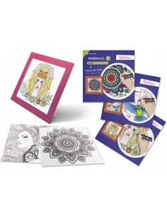 Mandalas con marcos para colorear
