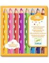 8 Lápices de Colores para Peques