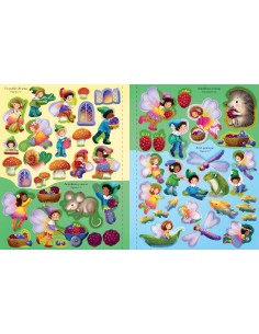 Libro de Pegatinas - Hadas, elfos y duendes 2
