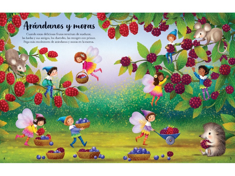 Libro de Pegatinas - Hadas, elfos y duendes