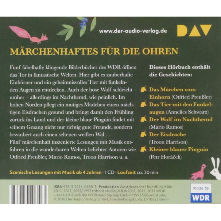Das Märchen vom Einhorn (Audiolibro en CD)