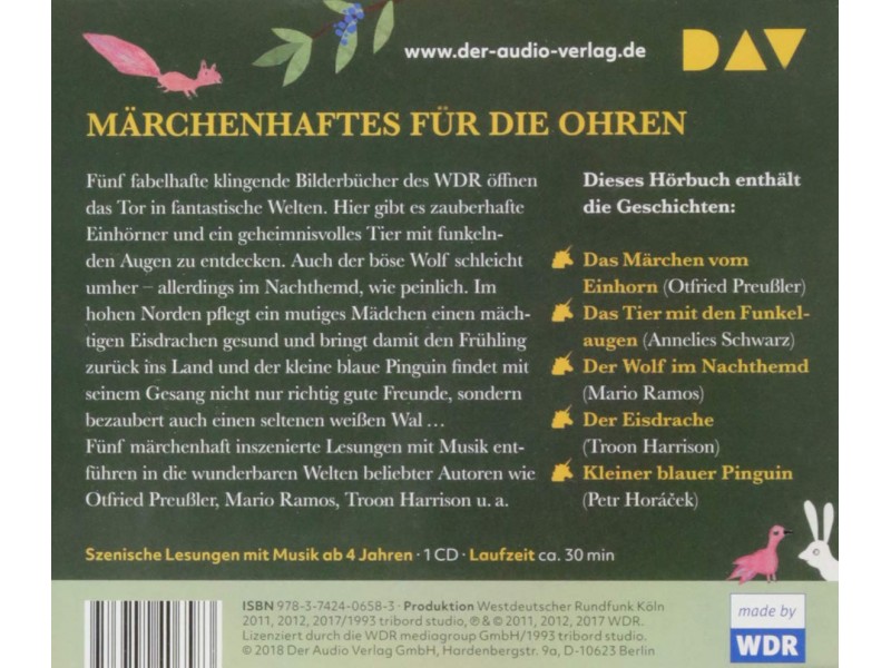 Das Märchen vom Einhorn (Audiolibro en CD)