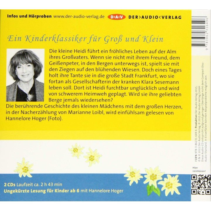 Heidi (Audiolibro en CD)
