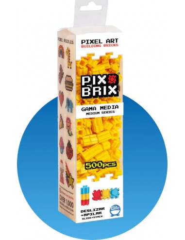 Pix Brix Caja de 500 Piezas - Amarillo