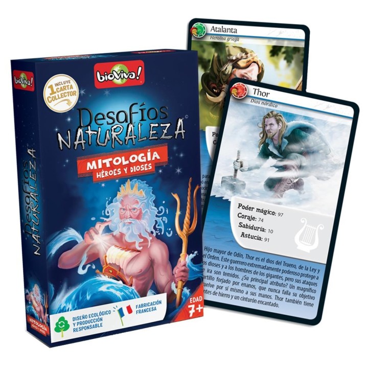 Cartas Desafíos Naturaleza: Mitología, Héroes y Dioses