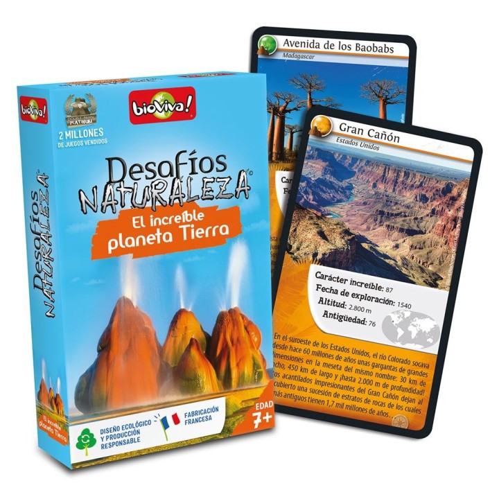 Cartas Desafíos Naturaleza: El increíble planeta Tierra