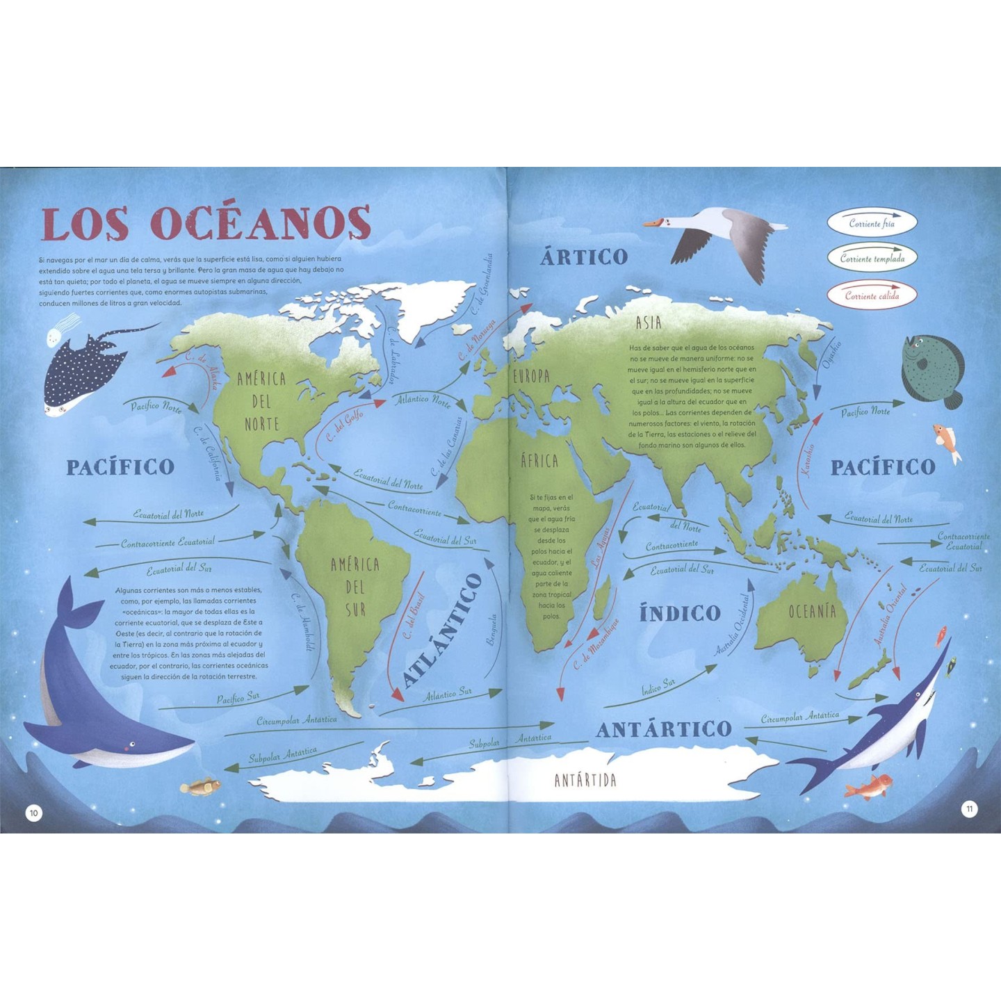 Atlas de océanos y mares del mundo