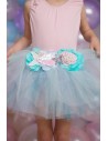 Tutú Mermalicious Pastel Aqua 4-6 Años