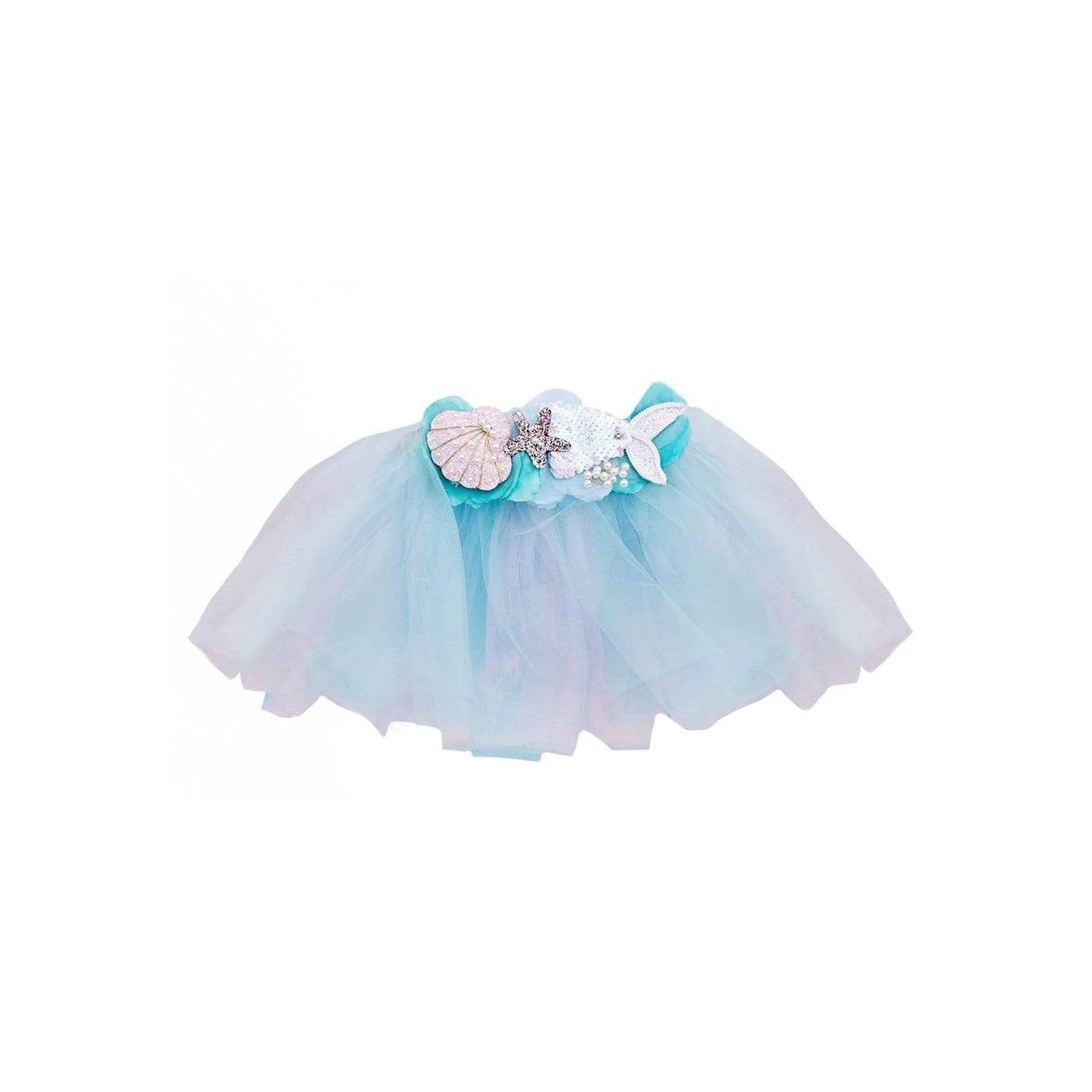 Tutú Mermalicious Pastel Aqua 4-6 Años