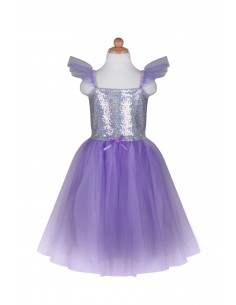 Vestido de Princesa de Lentejuelas Lila 2