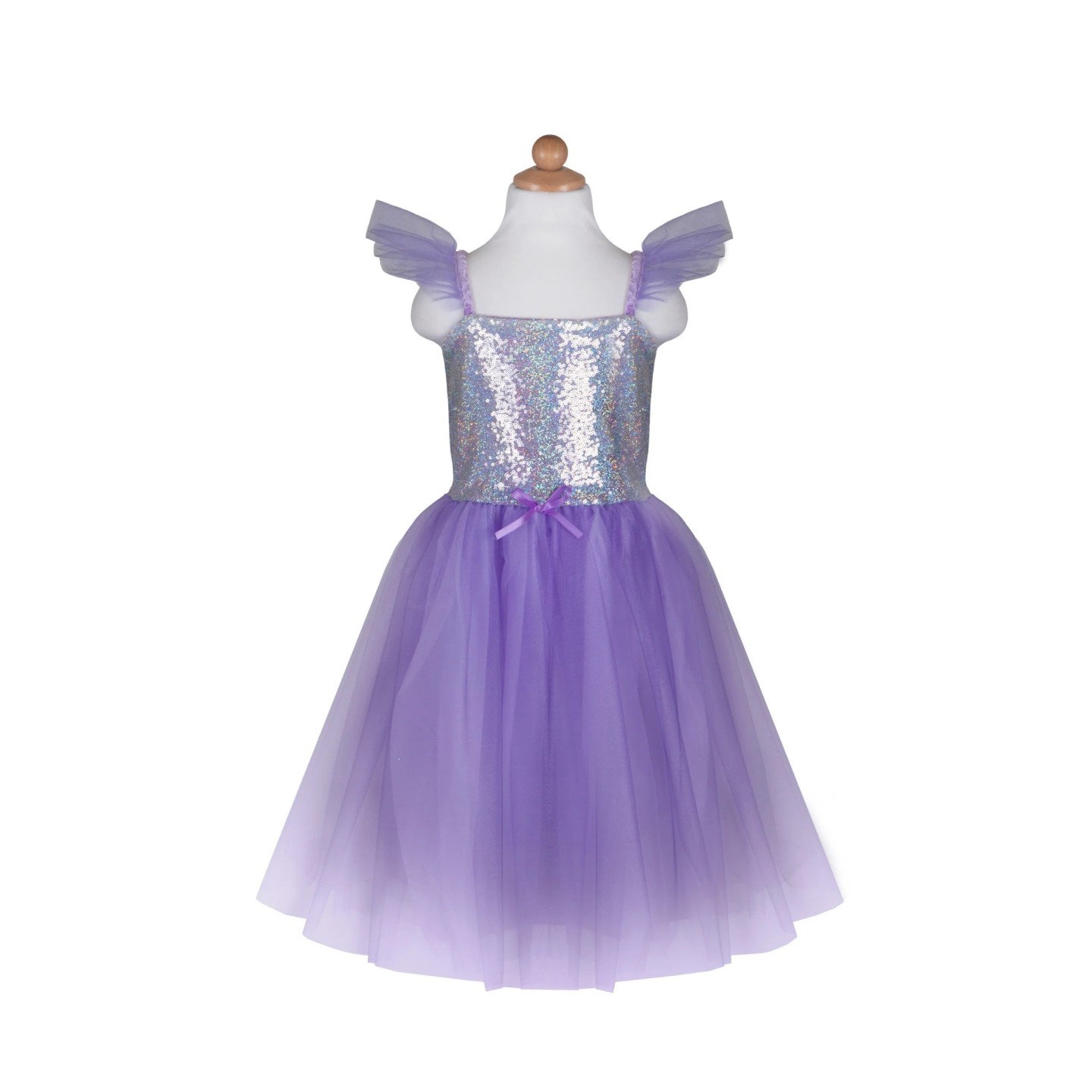 Vestido de Princesa de Lentejuelas Lila