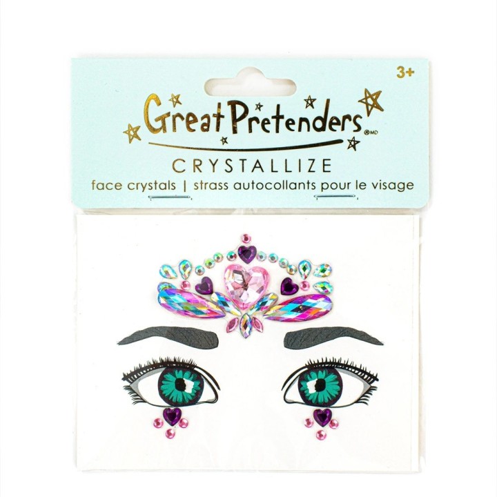 Cristales Faciales Adhesivos Corazones