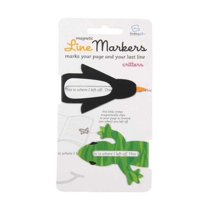 Marcapáginas Linemarkers Critters
