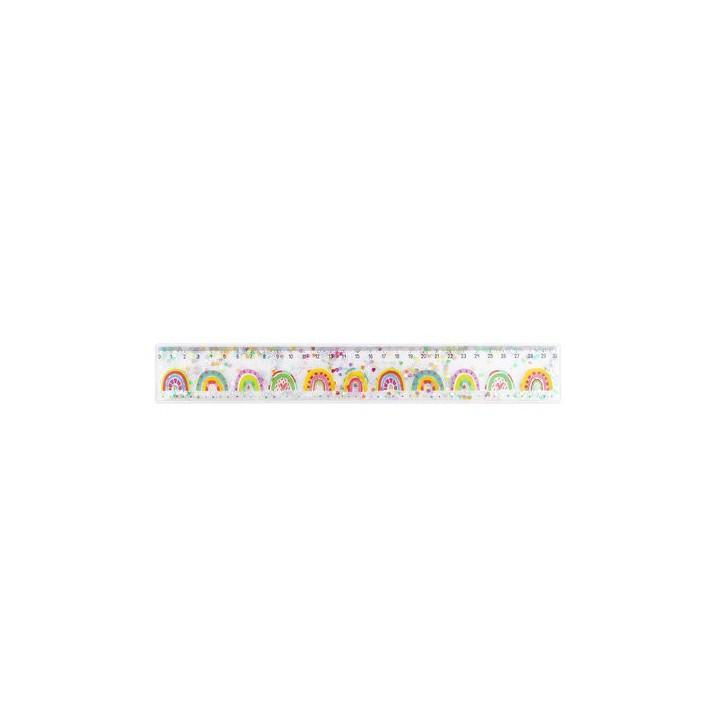 Regla 30 cms Purpurina