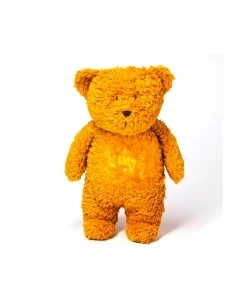 Peluche Luz-Sonido Oso Orgánico Mostaza