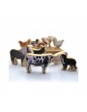 Figuras bambú Animales de la granja