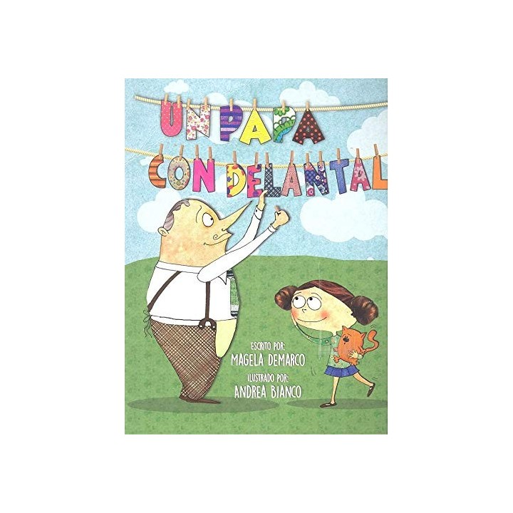 Un papá con delantal