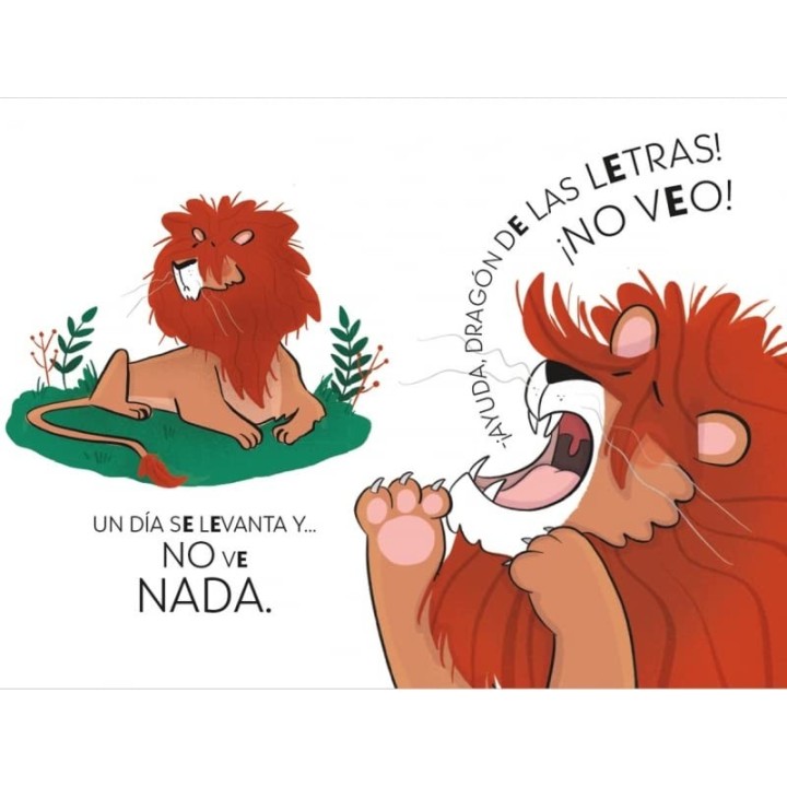 El dragón de las letras 2. El león desmelenado no se come ni un bocado