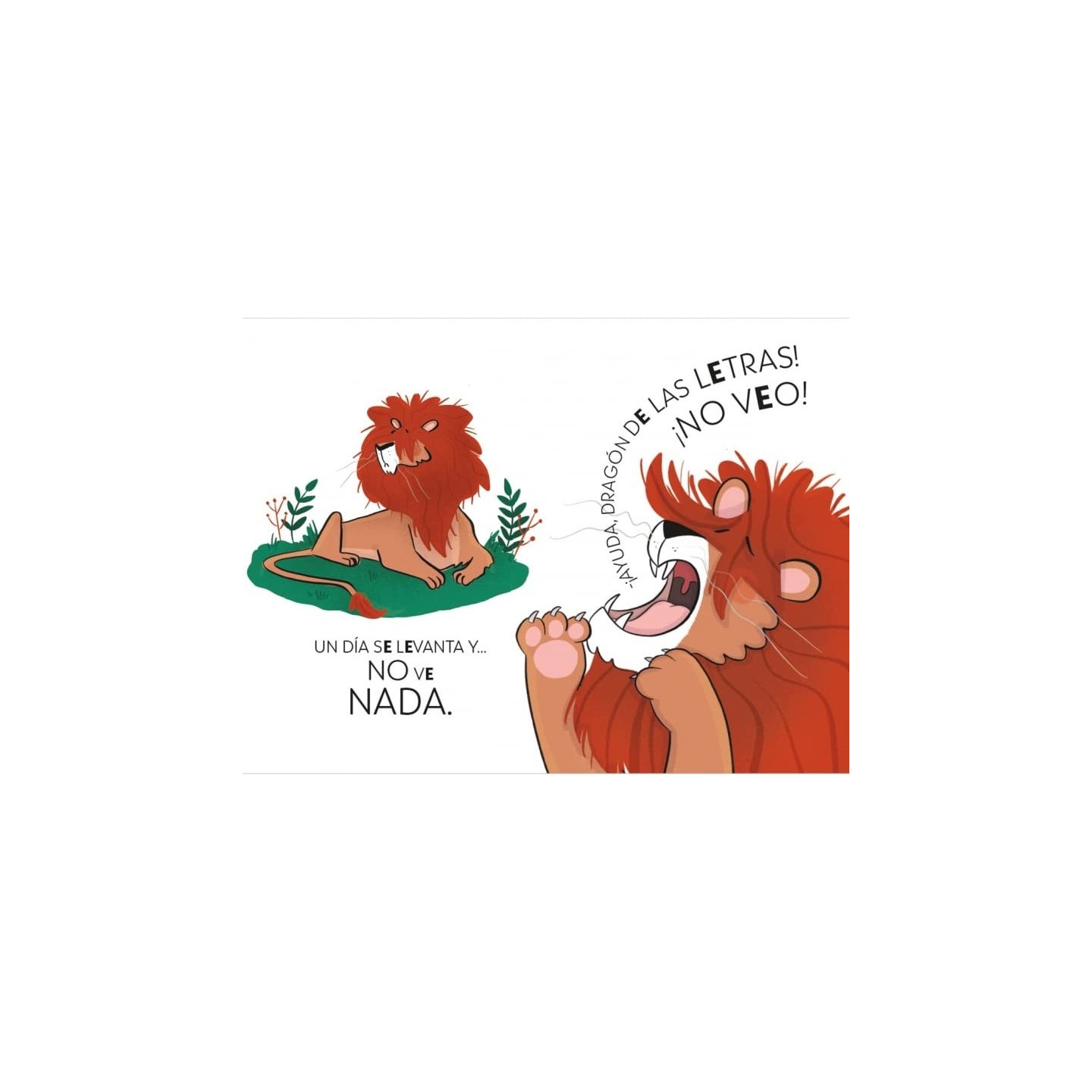 El dragón de las letras 2. El león desmelenado no se come ni un bocado