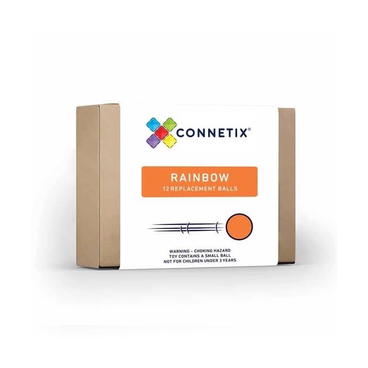 Pack Connetix 12 Bolas Rainbow