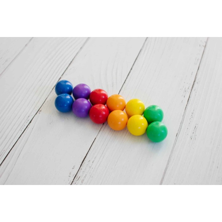 Pack Connetix 12 Bolas Rainbow
