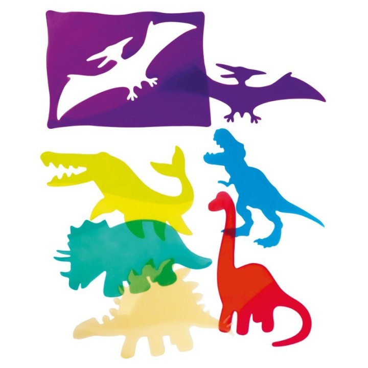 Plantillas Traslúcidas Dinosaurios