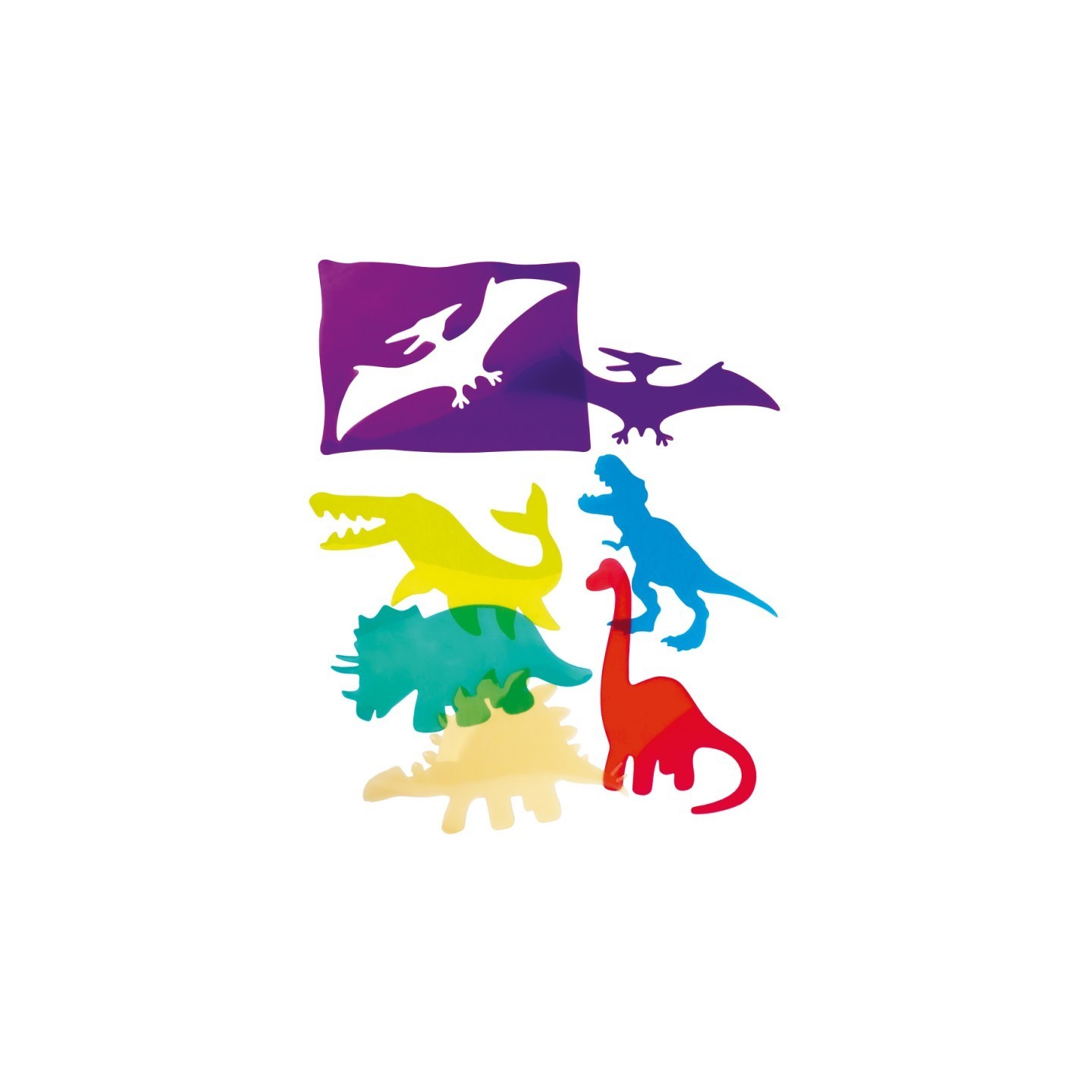 Plantillas Traslúcidas Dinosaurios