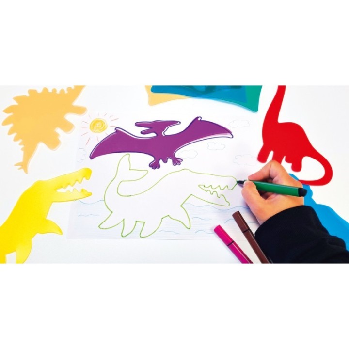 Plantillas Traslúcidas Dinosaurios