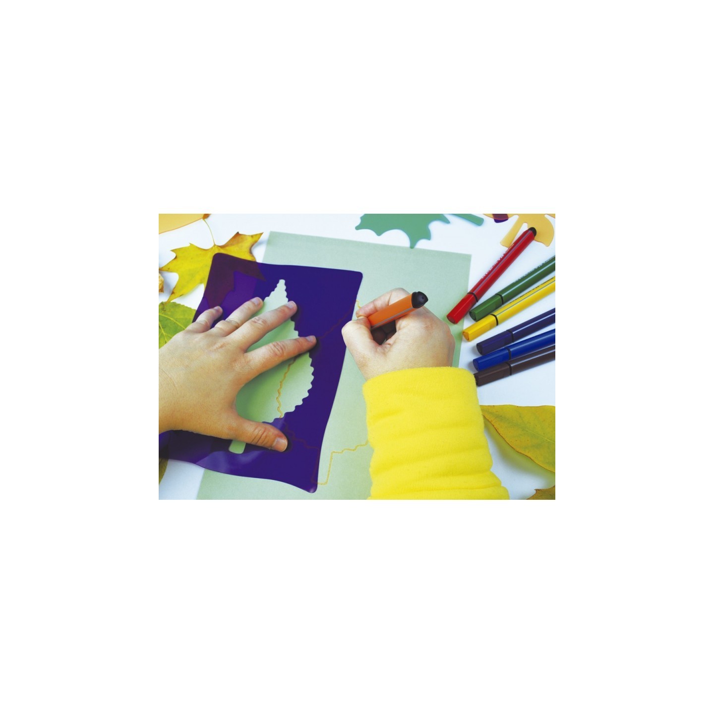 Siluetas de Hojas Montessori