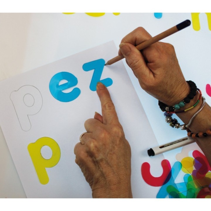 Letras Traslúcidas Minúsculas