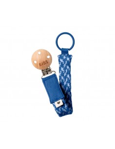 Sujetachupetes BIBS Trenzado Cornflower/Dusty Blue