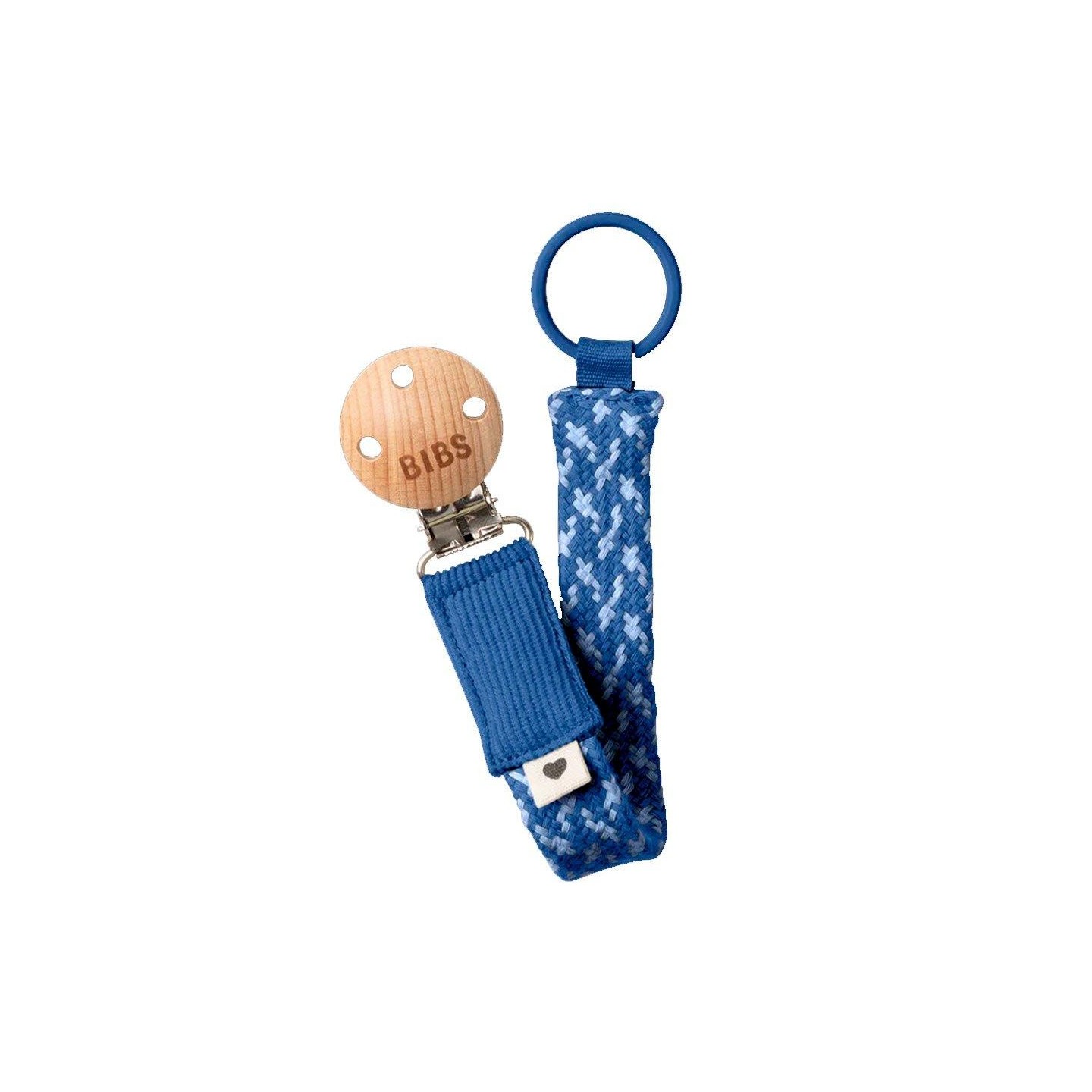 Sujetachupetes BIBS Trenzado Cornflower/Dusty Blue