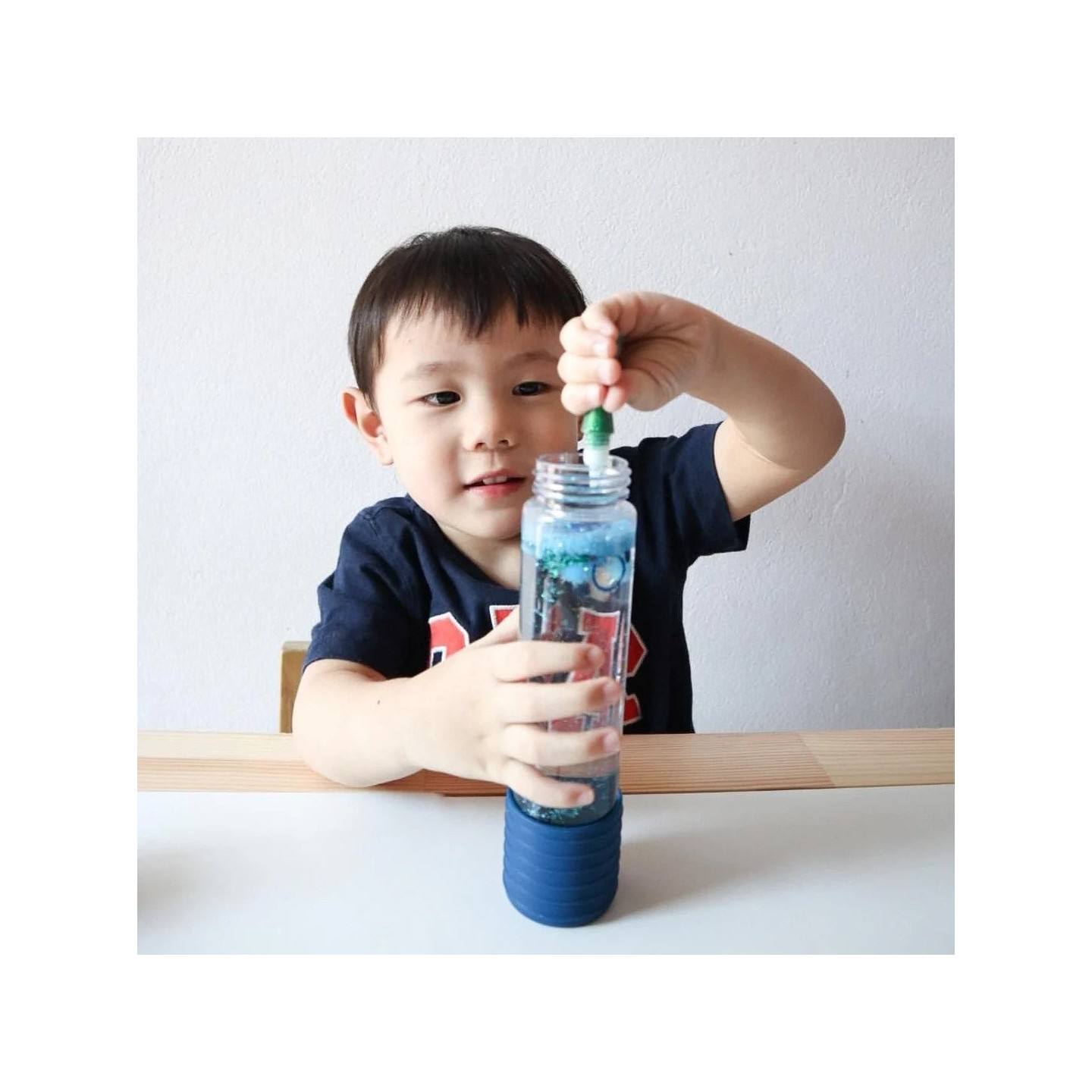 Botella Sensorial Calmante DIY Menta