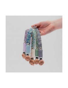 Sujetachupetes BIBS Liberty Chamomile Lawn Baby Blue 2