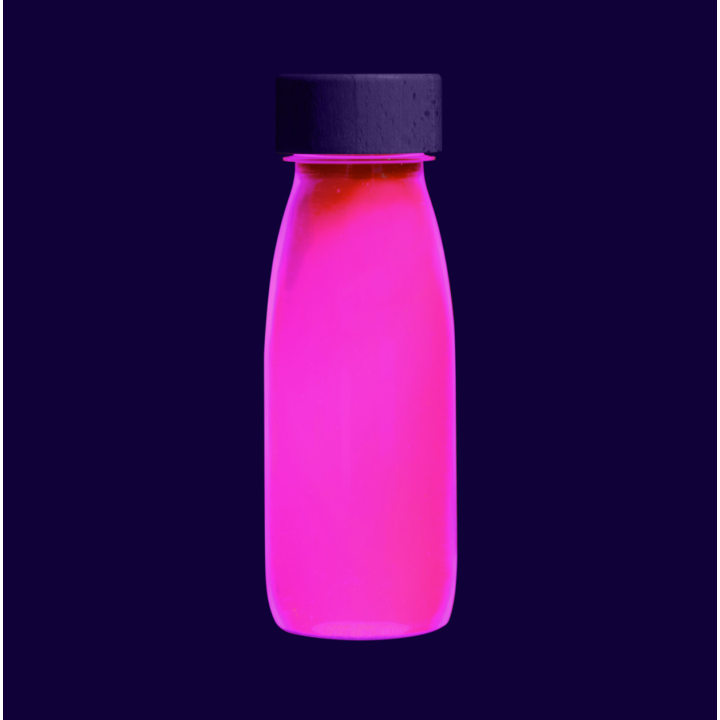 Botella Sensorial Float Rosa Fluorescente