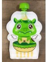 Bolsita Alimentación Reutilizable 150ml Dino