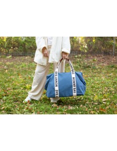 Bolso Mommy Bag Signature Canvas Indigo 2