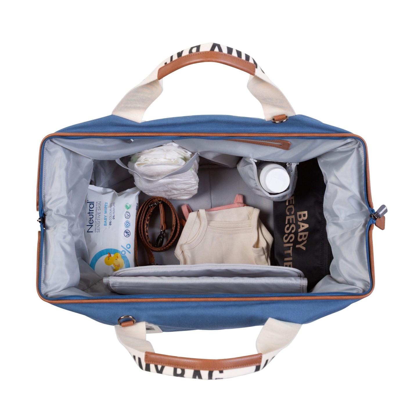 Bolso Mommy Bag Signature Canvas Indigo