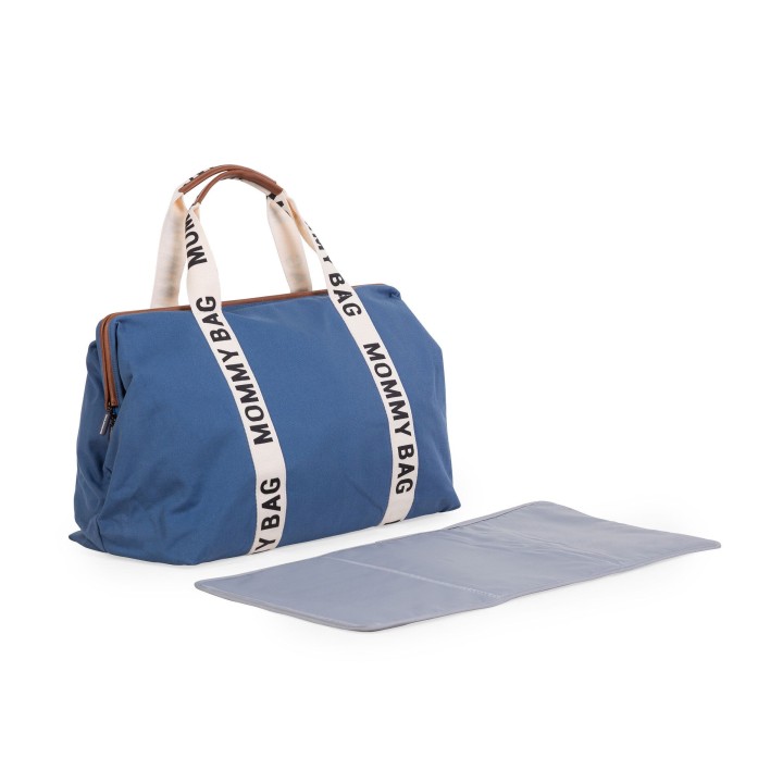 Bolso Mommy Bag Signature Canvas Indigo