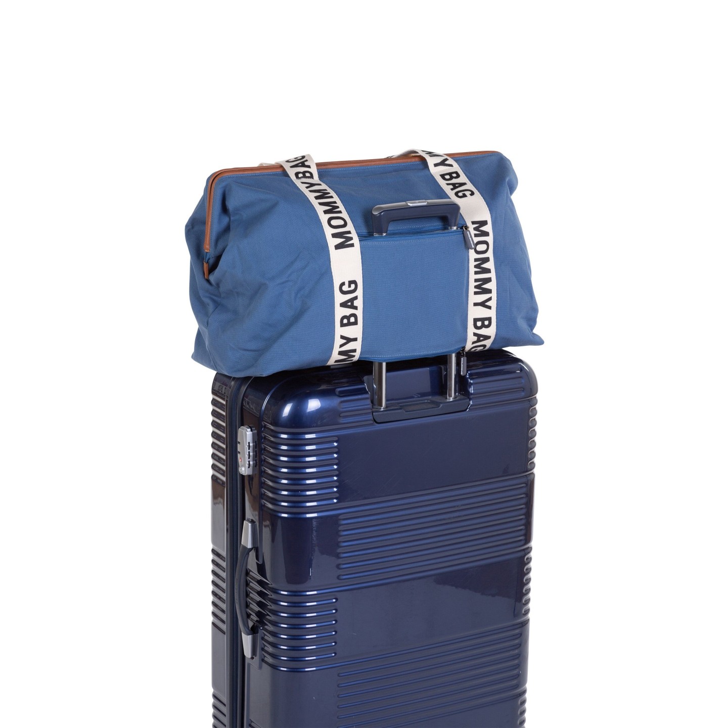 Bolso Mommy Bag Signature Canvas Indigo