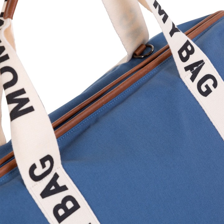 Bolso Mommy Bag Signature Canvas Indigo
