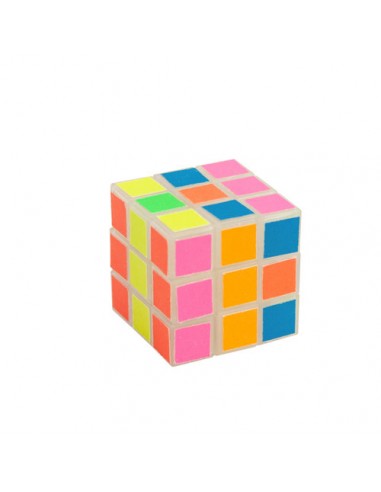 Mini Cubo de Rubik Fluorescente