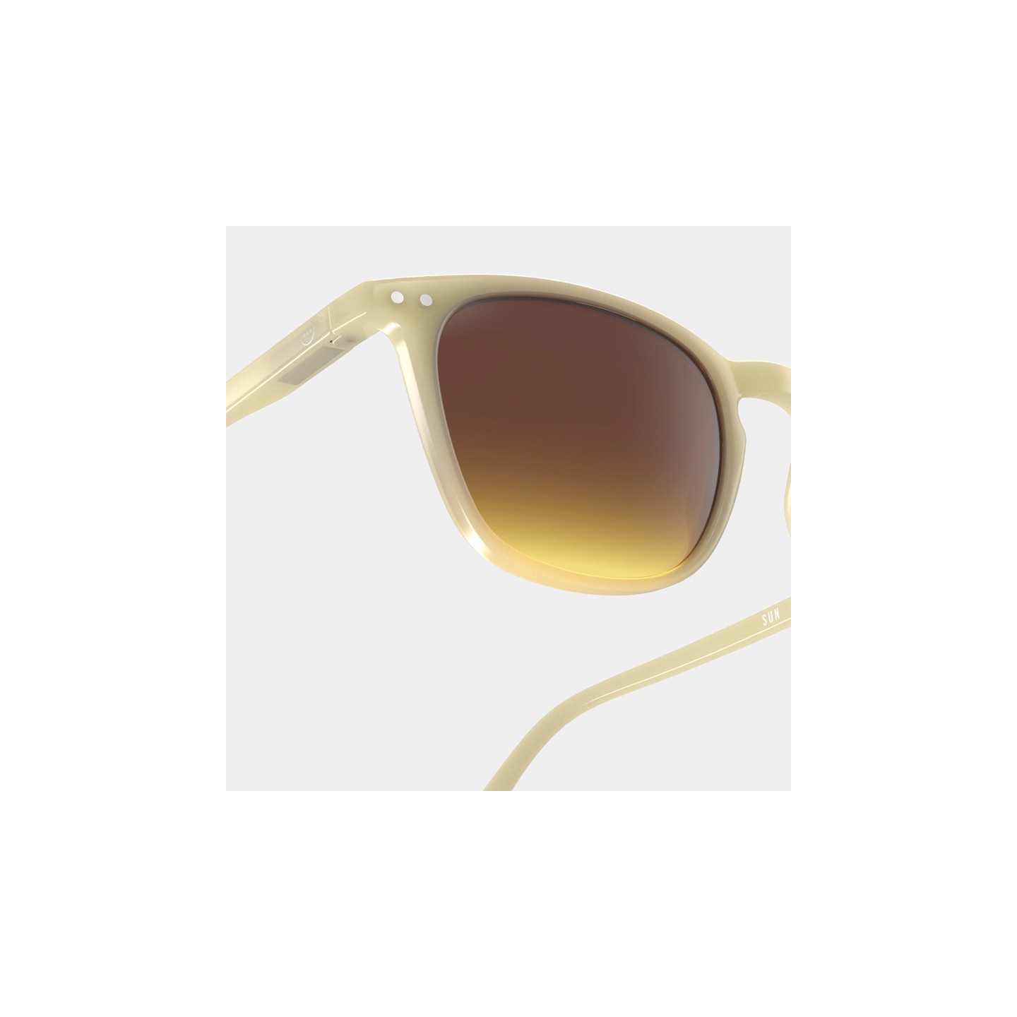 Gafas de Sol Adultos E Glossy Ivory