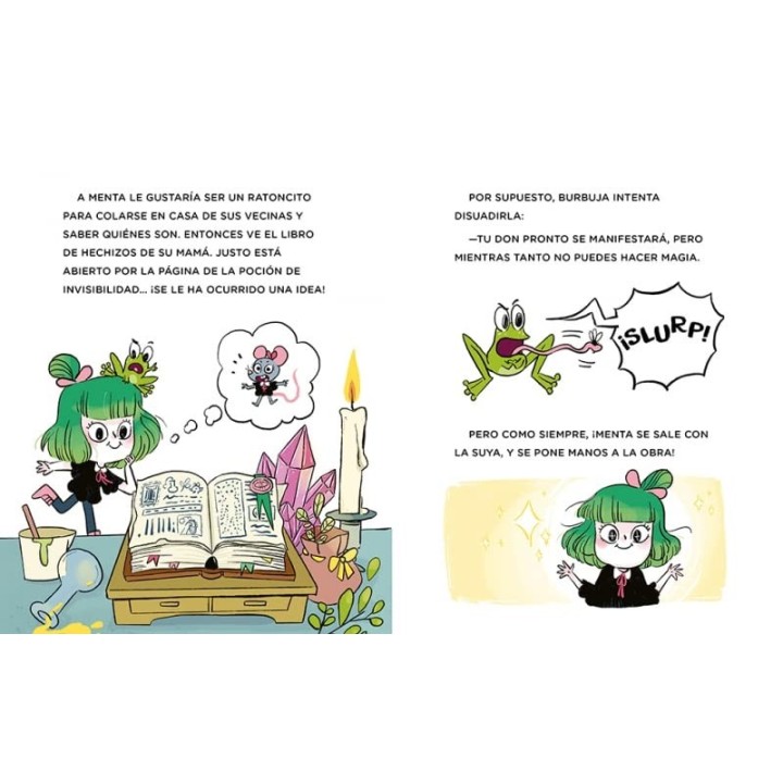 Menta y Burbuja 2 - Una vecina muy mágica