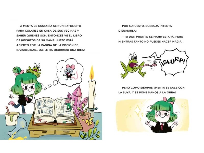 Menta y Burbuja 2 - Una vecina muy mágica