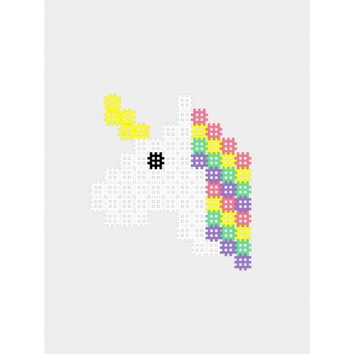Micro Waffles 80 Piezas Unicornio