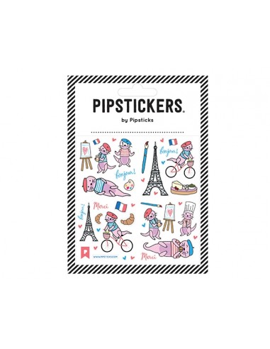Pipstickers Pegatinas Un dia en Paris
