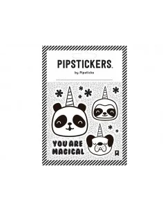 Pipstickers Pegatinas para Colorear Pandacornios