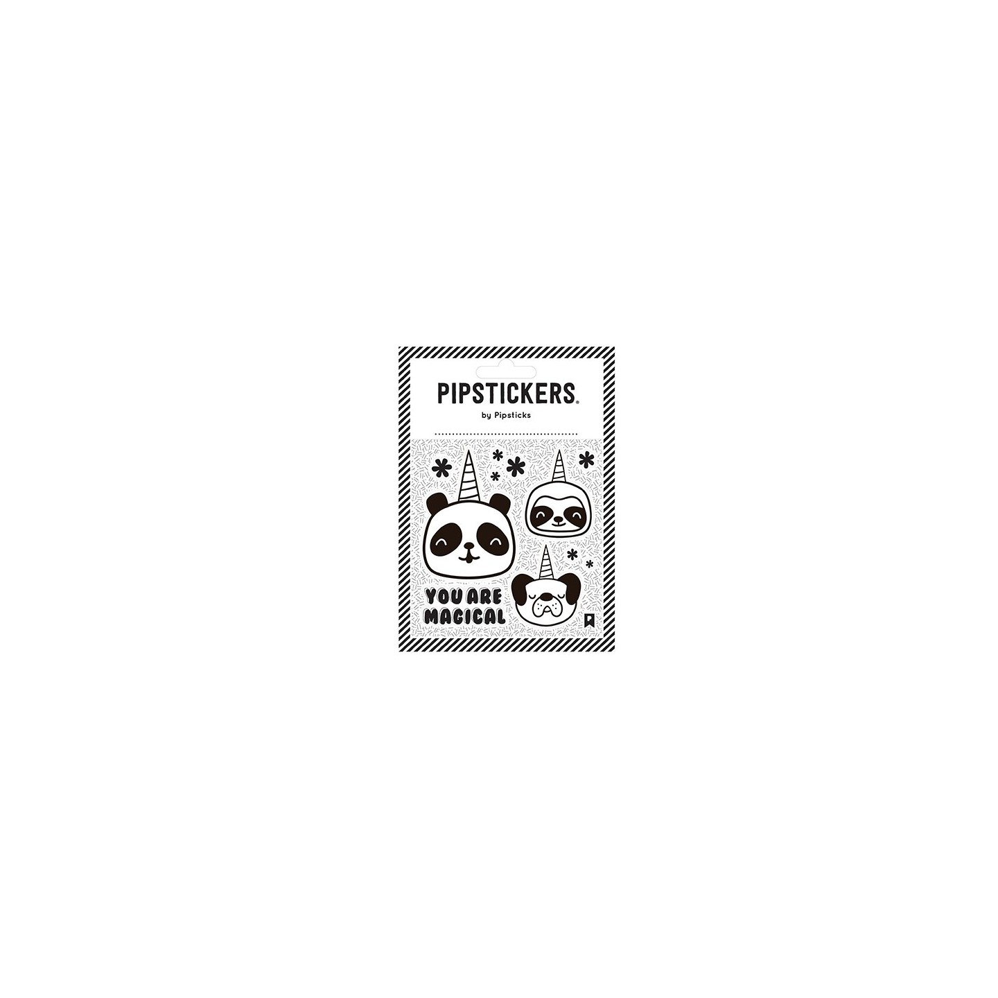 Pipstickers Pegatinas para Colorear Pandacornios