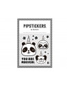 Pipstickers Pegatinas para Colorear Pandacornios